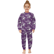 Load image into Gallery viewer, Little Girls&#39; Crew Neck Long Pajama Set
