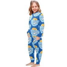 Load image into Gallery viewer, Little Girls&#39; Crew Neck Long Pajama Set
