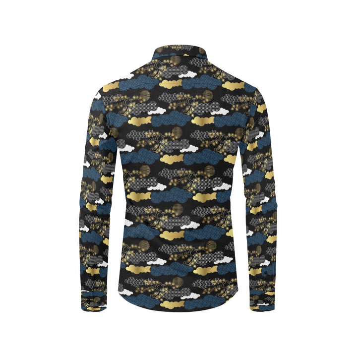 Men's All Over Print Long Sleeve Shirt(Without Pocket)(T61)
