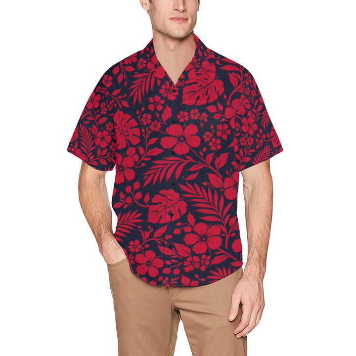 Hawaiian Shirt with Chest Pocket (T58)