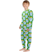 Load image into Gallery viewer, Little Boys&#39; Crew Neck Long Pajama Set
