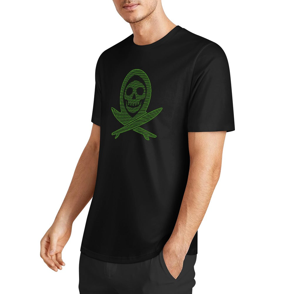 New Pure cotton short sleeved T-shirt Front print Multiple colors