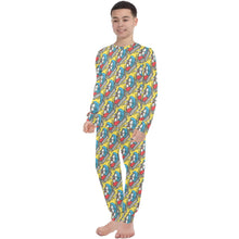 Load image into Gallery viewer, Big Boys&#39; Crew Neck Long Pajama Set
