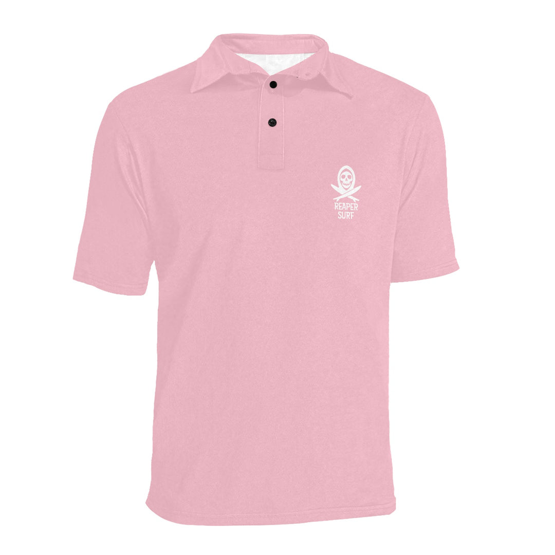 Men's All Over Print Polo Shirt (T55)