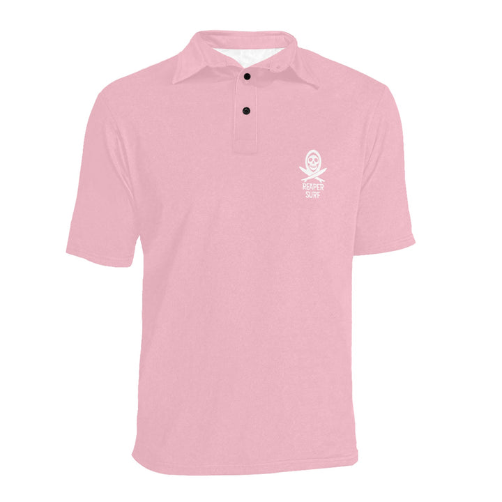 Men's All Over Print Polo Shirt (T55)