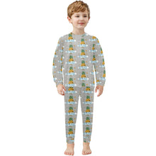 Load image into Gallery viewer, Little Boys&#39; Crew Neck Long Pajama Set
