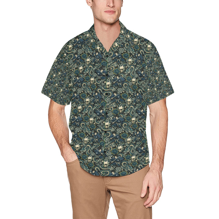 Hawaiian Shirt with Chest Pocket (T58)