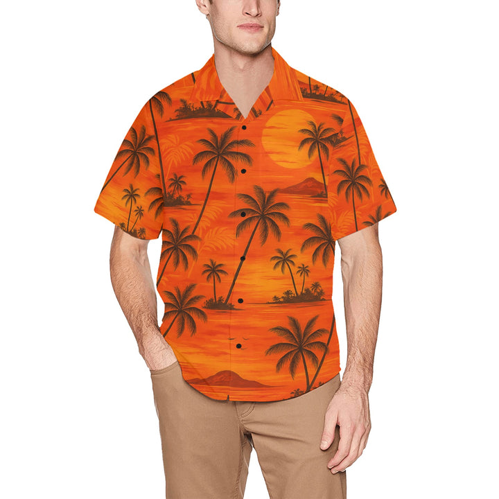 Hawaiian Shirt with Chest Pocket
