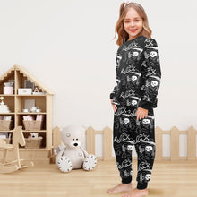 Load image into Gallery viewer, Little Girls&#39; Crew Neck Long Pajama Set
