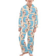 Load image into Gallery viewer, Big Boys&#39; V-Neck Long Pajama Set
