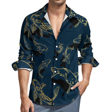 Load image into Gallery viewer, Casual One Pocket Long Sleeve Shirt
