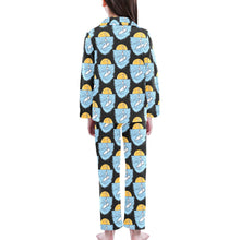 Load image into Gallery viewer, Big Girls&#39; V-Neck Long Pajama Set
