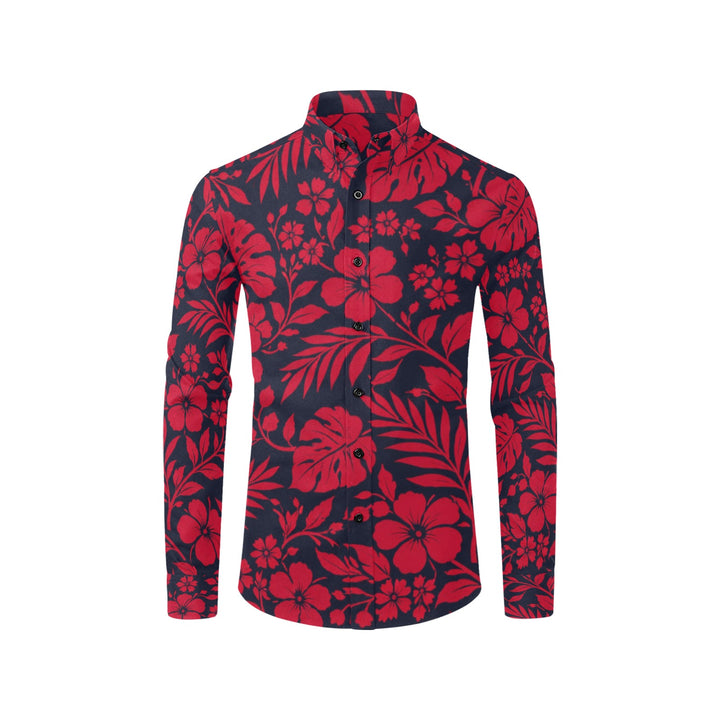 Men's All Over Print Long Sleeve Shirt(Without Pocket)(T61)