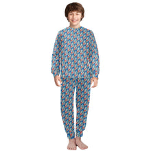 Load image into Gallery viewer, Big Boys&#39; Crew Neck Long Pajama Set
