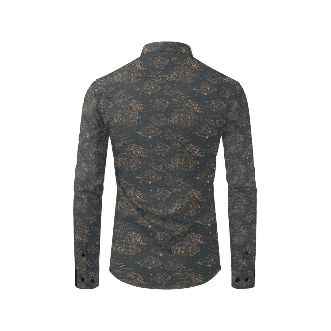 Men's All Over Print Long Sleeve Shirt(Without Pocket)(T61)