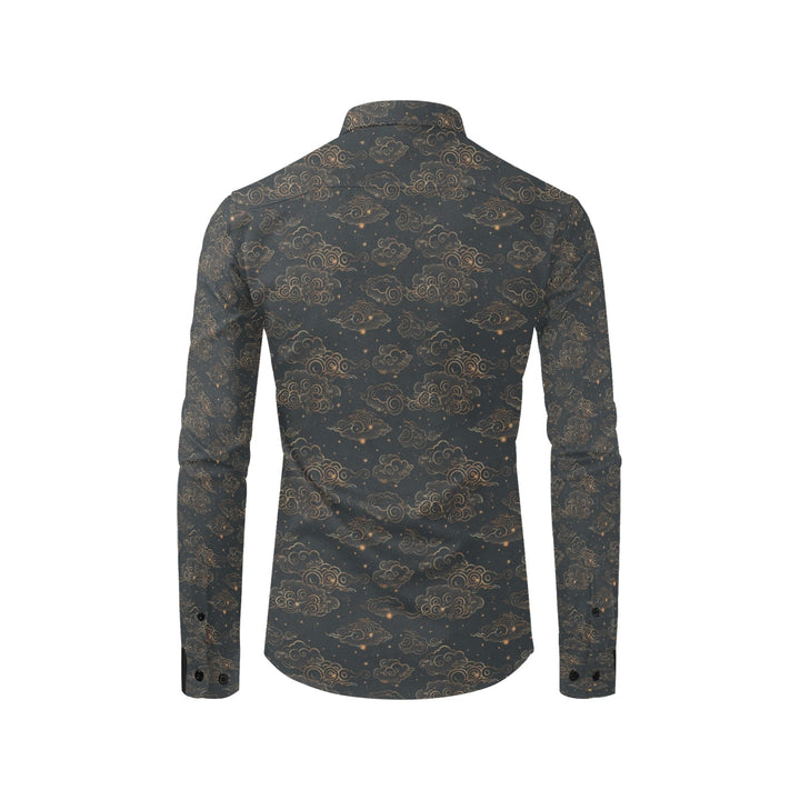 Men's All Over Print Long Sleeve Shirt(Without Pocket)(T61)