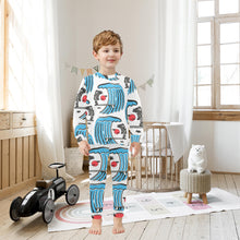 Load image into Gallery viewer, Little Boys&#39; Crew Neck Long Pajama Set
