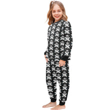 Load image into Gallery viewer, Little Girls&#39; Crew Neck Long Pajama Set
