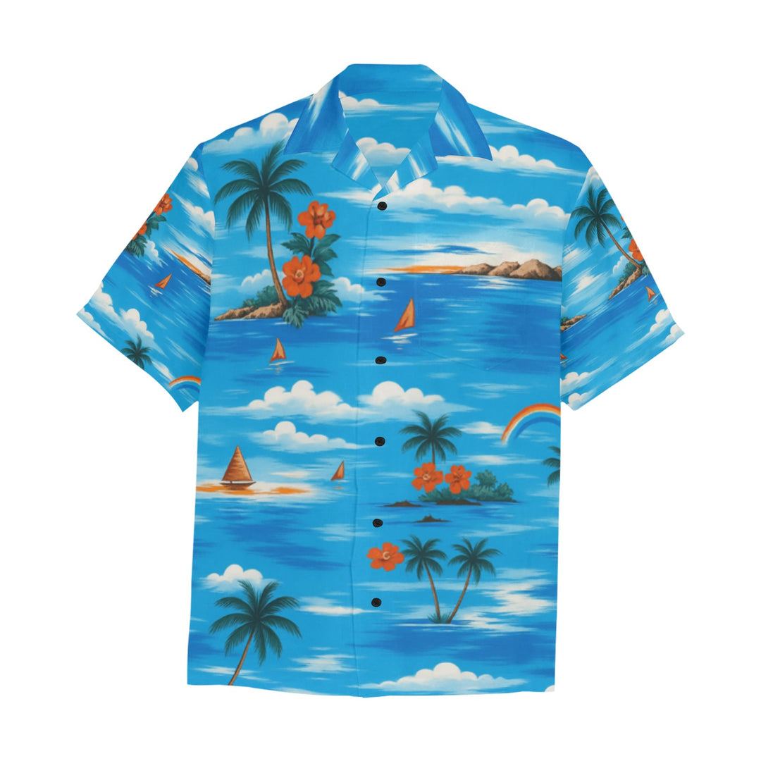 Hawaiian Shirt with Chest Pocket