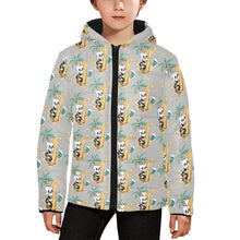 Load image into Gallery viewer, Kids&#39; Padded Hooded Jacket
