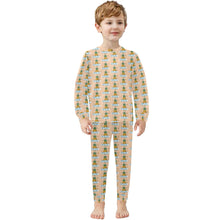 Load image into Gallery viewer, Little Boys&#39; Crew Neck Long Pajama Set
