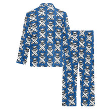 Load image into Gallery viewer, Men&#39;s V-Neck Long Pajama Set
