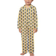 Load image into Gallery viewer, Little Boys&#39; V-Neck Long Pajama Set
