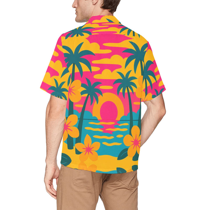 Hawaiian Shirt with Chest Pocket