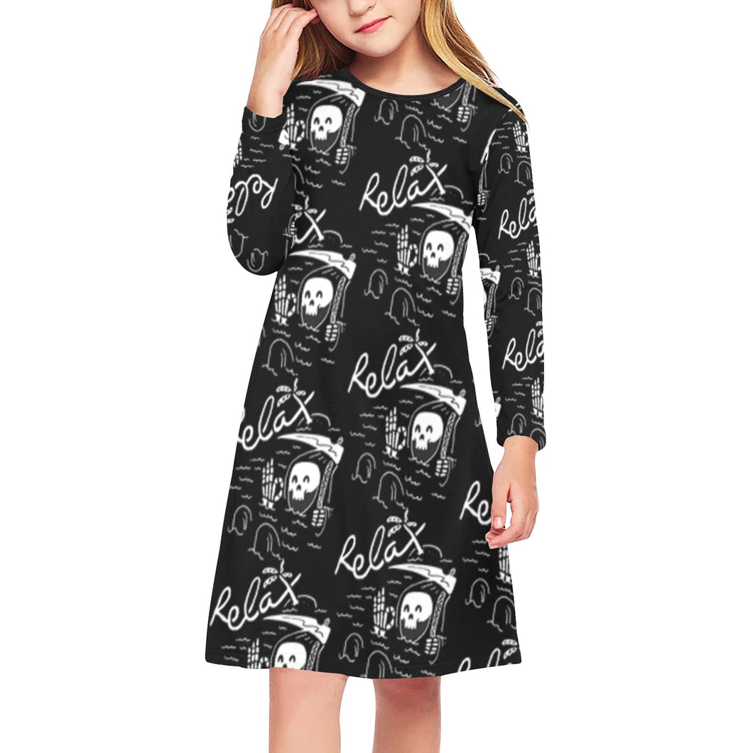 Girls' Long Sleeve Dress