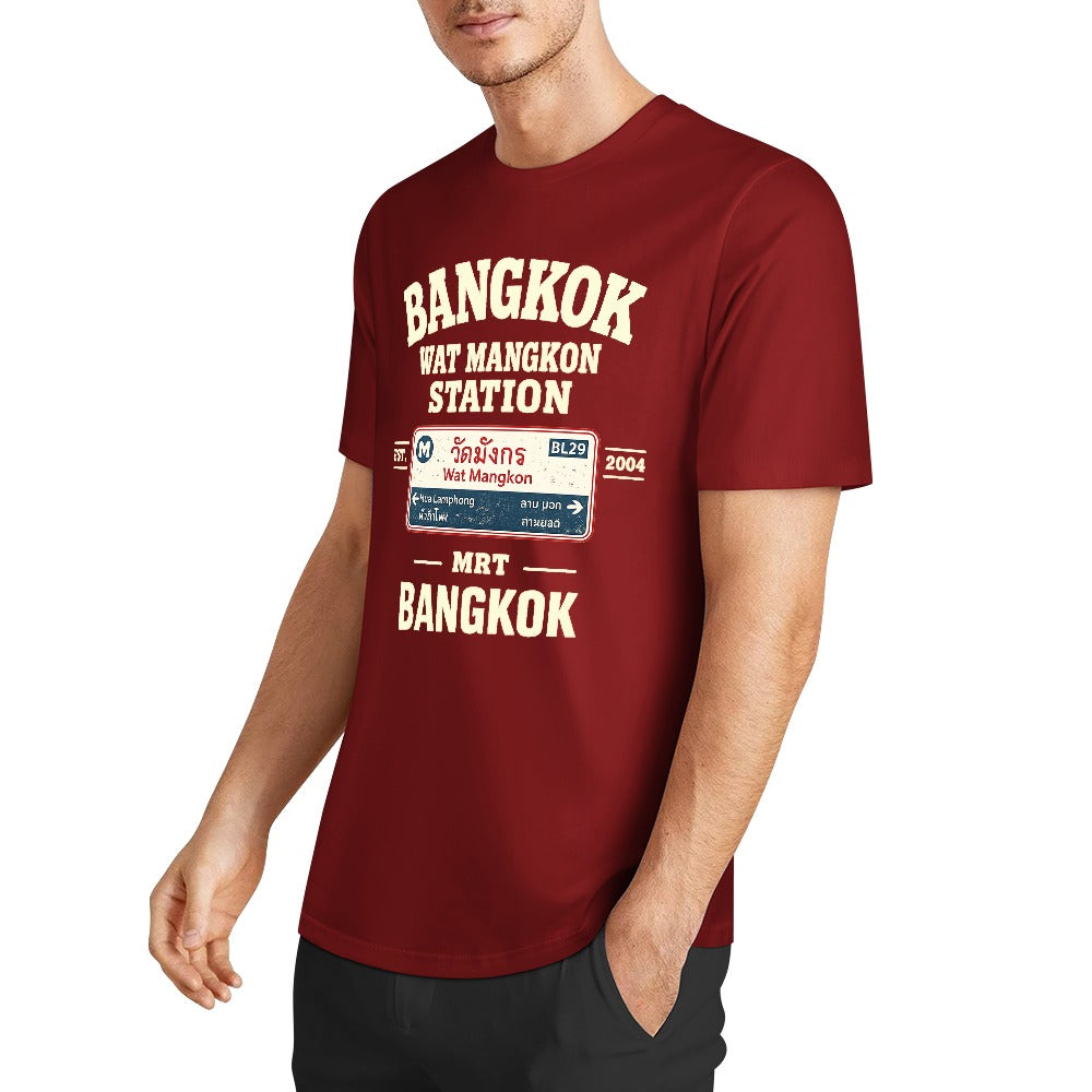 New Pure cotton short sleeved T-shirt Front print Multiple colors