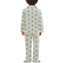 Load image into Gallery viewer, Little Boys&#39; V-Neck Long Pajama Set
