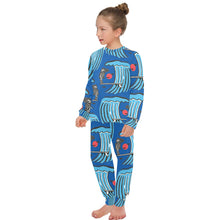 Load image into Gallery viewer, Big Girls&#39; Crew Neck Long Pajama Set
