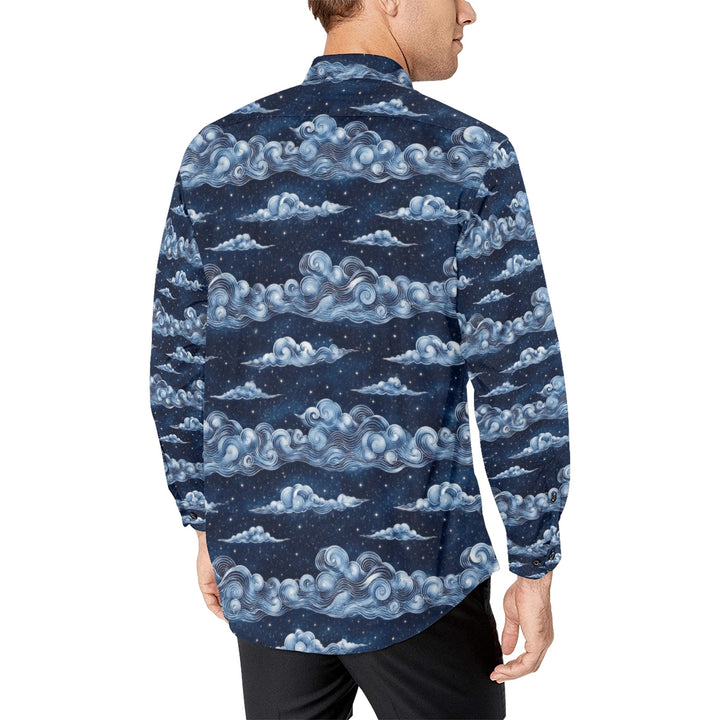 Men's All Over Print Long Sleeve Shirt(Without Pocket)(T61)