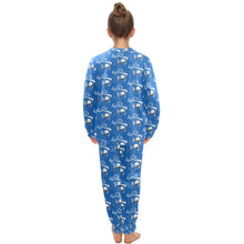 Load image into Gallery viewer, Big Girls&#39; Crew Neck Long Pajama Set
