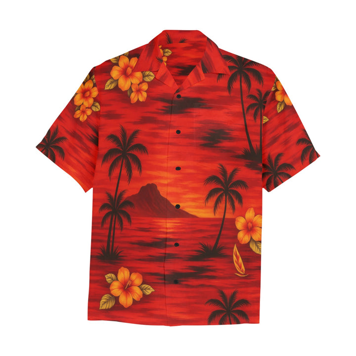 Hawaiian Shirt with Chest Pocket