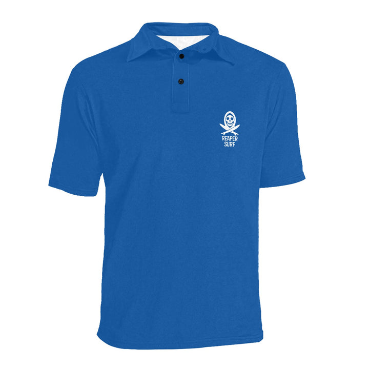 Men's All Over Print Polo Shirt (T55)