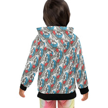 Load image into Gallery viewer, Little Girls&#39; Zip Up Hoodie
