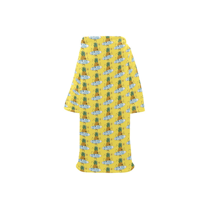 Blanket Robe with Sleeves for Kids