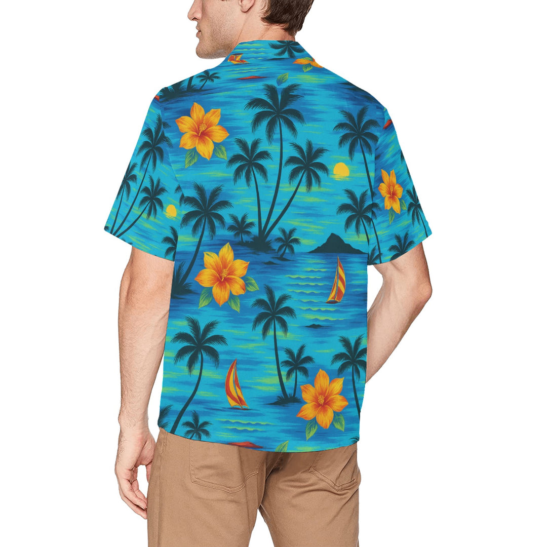 Hawaiian Shirt with Chest Pocket