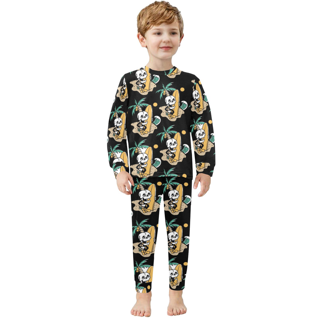 Little Boys' Crew Neck Long Pajama Set