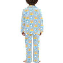 Load image into Gallery viewer, Little Boys&#39; V-Neck Long Pajama Set
