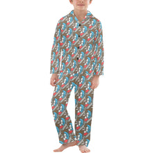 Load image into Gallery viewer, Big Boys&#39; V-Neck Long Pajama Set
