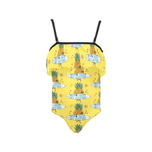 Load image into Gallery viewer, Kids&#39; Spaghetti Strap Ruffle Swimsuit
