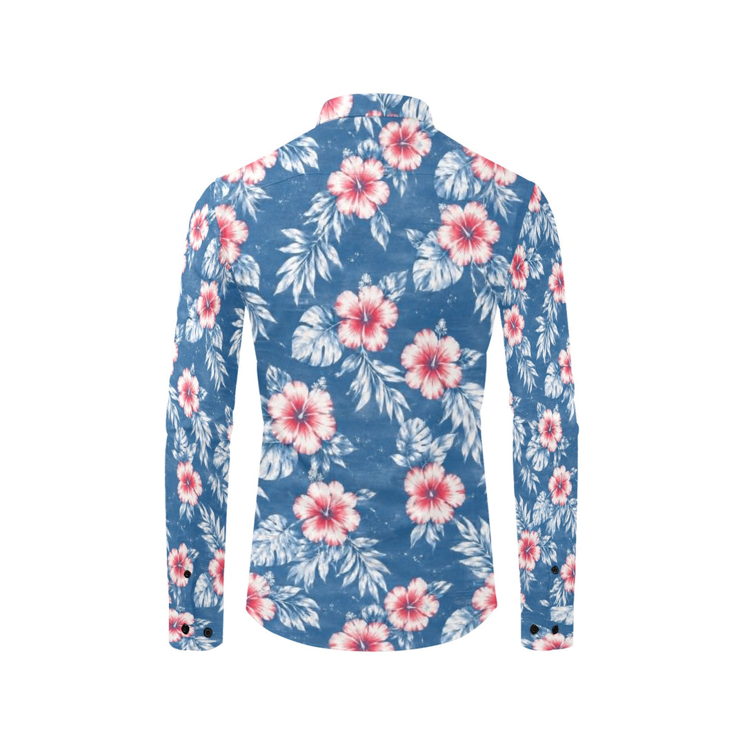 Men's All Over Print Long Sleeve Shirt(Without Pocket)(T61)