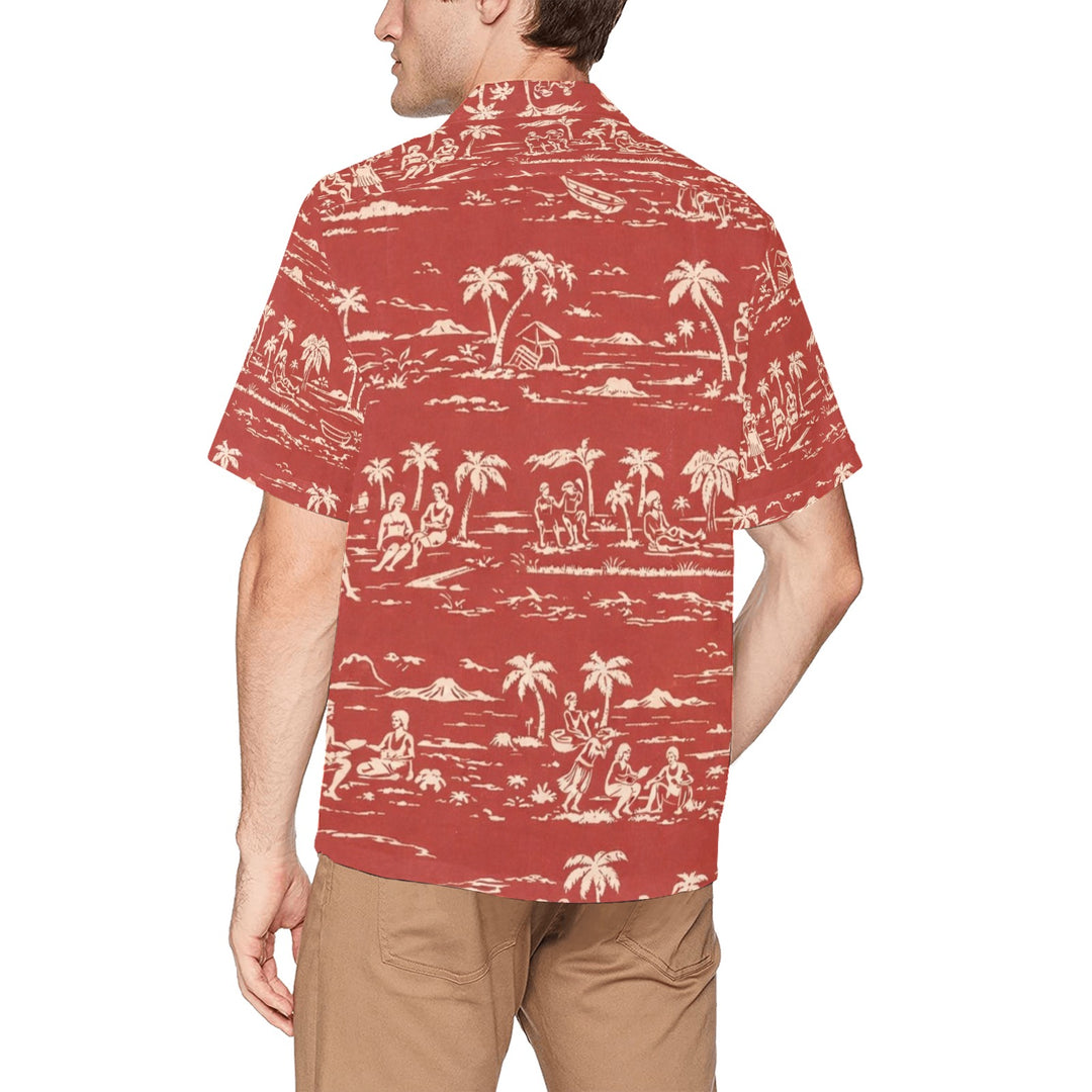 Hawaiian Shirt with Chest Pocket (T58)