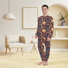 Load image into Gallery viewer, Big Boys&#39; Crew Neck Long Pajama Set
