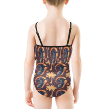 Load image into Gallery viewer, Kids&#39; Spaghetti Strap Ruffle Swimsuit
