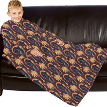 Load image into Gallery viewer, Blanket Robe with Sleeves for Kids
