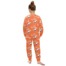 Load image into Gallery viewer, Little Girls&#39; Crew Neck Long Pajama Set
