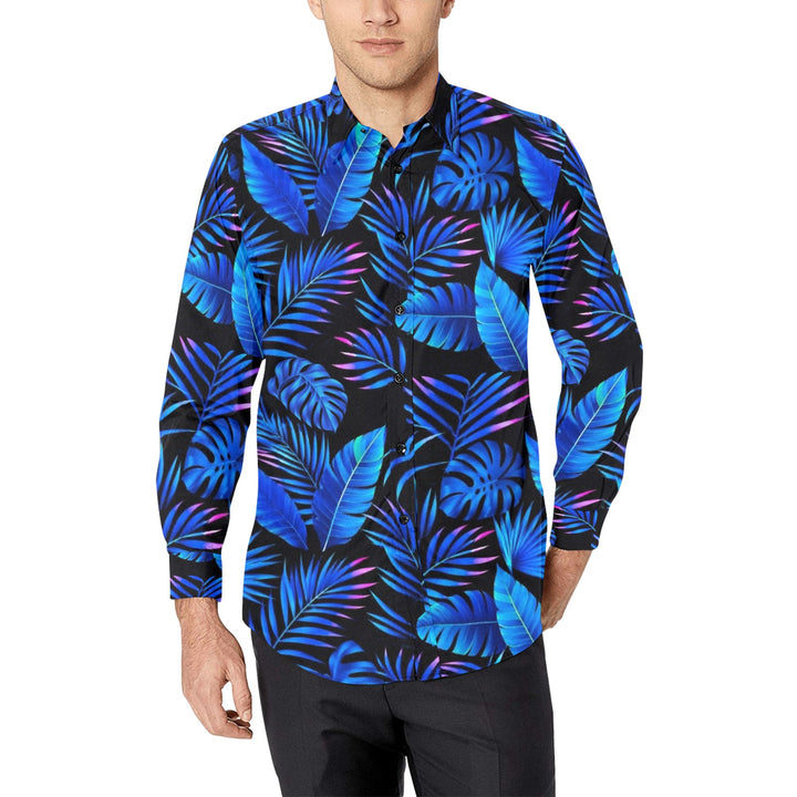 Men's All Over Print Long Sleeve Shirt(Without Pocket)(T61)